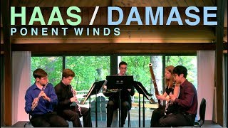 Haas  Quintet for Winds Op 10  Damase  DixSept Variations [upl. by Anotyad313]