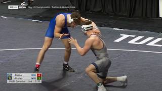 174lbs Cade DeVos South Dakota State vs Brody Conley West Virginia [upl. by Jezrdna]