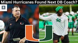 Miami Hurricanes Expected To Hire Chevis Jackson As Next DB Coach  Miami Hurricanes Football News [upl. by Esojnauj]