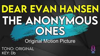 Dear Evan Hansen  The Anonymous Ones  Karaoke Instrumental [upl. by Alathia]