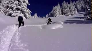 Splitboarding enjoy the backcountry 3 splitboard vid quick edit [upl. by Ailelc72]