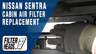 How to Replace Cabin Air Filter 2024 Nissan Sentra  AQ1290 [upl. by Atsyrc]