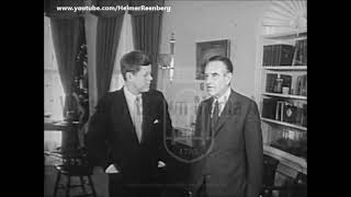 March 29 1961  President John F Kennedy Meets with Ambassador at Large Averell Harriman [upl. by Panther]