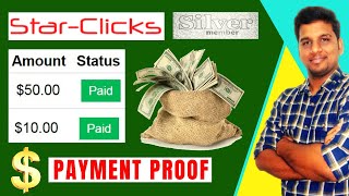 Star Clicks Live Payment Proof 🤩 Star Clicks Paypal Auto Payout amp Easy Payment Method  2021 10 quot [upl. by Ardnahs322]