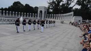 US Marine Corps Silent Drill Team [upl. by Ecidnarb]