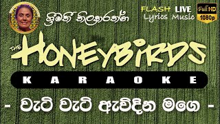 Wati Wati Avidina Mage Punchi Putha Karaoke Without Voice වැටි වැටි ඇවිදින මගෙ පුංචි පුතා කැරෝකේ [upl. by Neelac]