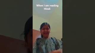 When I am reading Hindi book and class [upl. by Aikem]