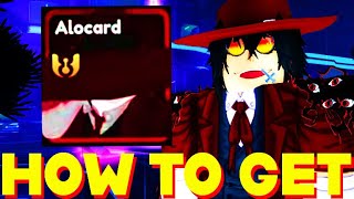 HOW TO GET ALUCARD SHOWCASE in ANIME VANGUARDS ROBLOX [upl. by Atileda]