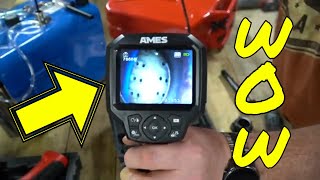 Ames and CenTech Digital Inspection Camera Review from Harbor Freight New Tool Day Tuesday [upl. by Anoblav]