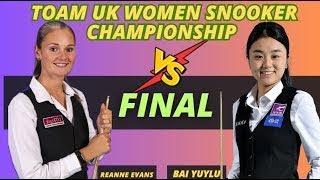 UK Women’s Snooker Championship 2024 Final Reanne Evans Battles Bai Yulu for the Crown  Duy Sno [upl. by Shiekh]