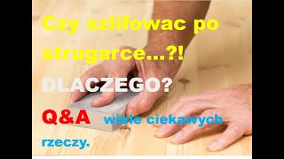 462 Czy trzeba szlifować po strugarce QampA MagnatDulux  Makita FS 600 [upl. by Trub]