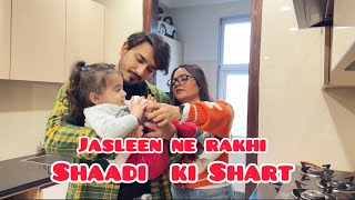 Jasleen ne Rakhi shaadi ki ye shart 😰 vlog vihaannjasleen jahaann [upl. by Gae39]