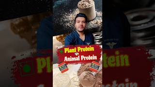 Whey Protein Vs Plant Based Protein Which One is Better DrPranit Patil  fitness shorts gym [upl. by Aekan]