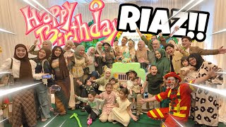 HAPPY 1ST BIRTHDAY RIAZ ALTAIR FULL SATU DEWAN [upl. by Enelec]