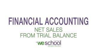 Learn What is Net Sales amp Income Statement  PGDM in Finance Management from WeSchool [upl. by Ydnyl]