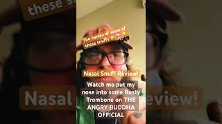 Nasal Snuff Tobacco videos for the snuff connoisseur [upl. by Dincolo627]