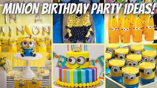 Minion Themed Birthday Party Ideas At Home  Minion Party Decoration ideas [upl. by Orabla]