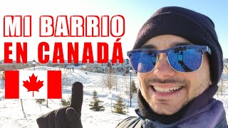 🍁🏠 ¿Cómo Es Mi Barrio Canadiense En Invierno Tour Summerside Edmonton Alberta [upl. by Beau]