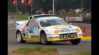 Rallycross Legend Martin Schanche  Ex Group B Ford RS 200 E2 750hp Lydden Hill 1988 [upl. by Vil]