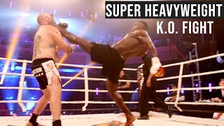 Super Heavyweight KO Fight  Daniel Sam vs Steven Banks [upl. by Amery]