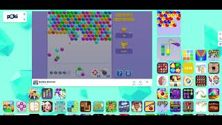 Bubble shooter  stick man hook game play on Poki [upl. by Mouldon]