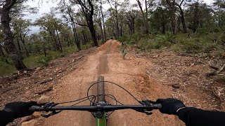 Loco En El Coco MTB Trail  New Updated Version  Kalamunda MTB  Best Black Trail In West Oz [upl. by Grimbal]