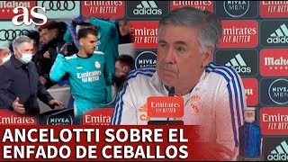 REAL MADRID  Así explicó ANCELOTTI el enfado de DANI CEBALLOS ante el ALCOYANO de COPA  AS [upl. by Emarej]