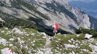 Rundtour im Karwendel in drei Tagen von Scharnitz über die Moeslalm und dem Halleranger Haus [upl. by Umont]