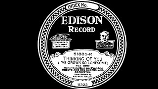 ORESTES QUEENSLAND ORCH Thinking Of You rec 19 Nov 1926 [upl. by Dazhahs392]