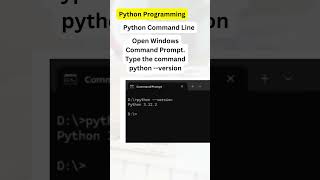 Python Command Line [upl. by Lorinda]