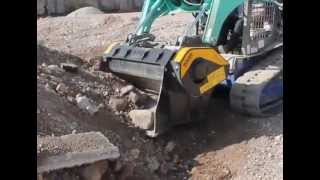 MB crushing and screening bucket  wwwmbcrushercom [upl. by Grose333]