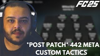 POST PATCH BEST META 442 CUSTOM TACTICS  FC25 ULTIMATE TEAM [upl. by Joette631]