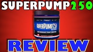 SuperPump 250 with DMAA By Gaspari Nutrition Review [upl. by Chatwin]