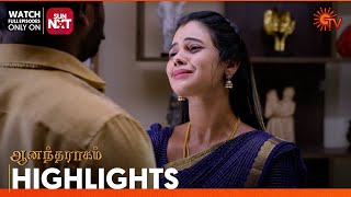 Anandha Ragam  Highlights  02 April 2024  Tamil Serial  Sun TV [upl. by Eceinart127]