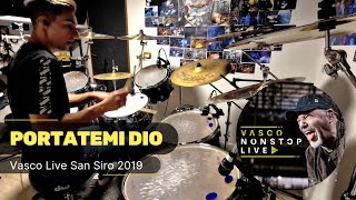 Vasco Rossi  quotPortatemi Dioquot  NonStopLive San Siro 2019 ●MATT LAUG Drum Cover [upl. by Hyacinth819]