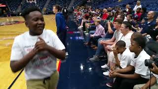 BOSS in New Orleans Pelicans getting shots up [upl. by Eitsyrc659]