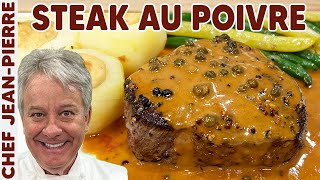 My Favorite Sauce for a Steak  Chef JeanPierre [upl. by Airetnahs]