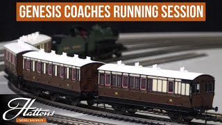 Hattons Genesis Coaches  GWR Samples Running Session [upl. by Odnalra]