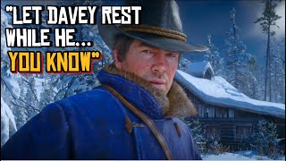 RDR2  Hidden Details You May Have Missed About Davey Callander in Colter  Mystery Explored [upl. by Matthus316]