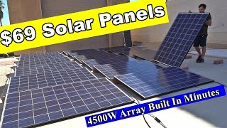 Dirt Cheap Used Solar Panels 250W for 69  Shipping [upl. by Amelita]