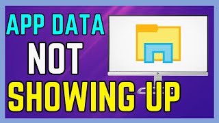 Fix AppData Not Showing Up In File Explorer Where Is AppData Folder In Windows 1110 PC [upl. by Ayenet]
