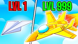 Level 1 vs Level 999 FASTEST PLANE in Roblox [upl. by Ummersen]