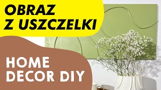 ♦️✂️DIY  Ja zrobić obraz z uszczelki do okien 🆘 IVO ZRÓB TO SAM  home decor ideas [upl. by Lennahs541]