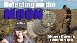 Metal Detecting with Digger Dawn  Detecting on the MOON 44 [upl. by Schoof844]