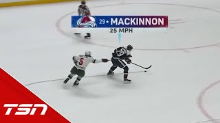 MacKinnon shows INSANE speed on three ridiculous goals [upl. by Ammeg]