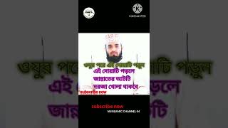 ওযুর পরে এই দোয়াটি পড়ুন ll ojur porer doya ll viralshorts trending nsislamicchannel04 [upl. by Danelle]