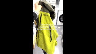 Showing your waterproof jacket things its never seen before [upl. by Silvio]