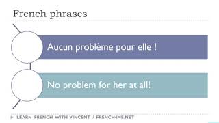 Your Daily 30 Minutes of French Phrases  291 [upl. by Tiena]