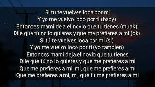 Me prefieres a mi  Arcangel Letra [upl. by Lenoel]