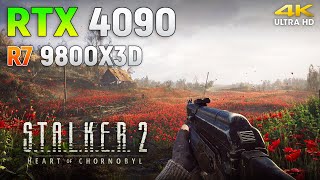 STALKER 2  RTX 4090  Ryzen 7 9800X3D  4K [upl. by Lleda879]